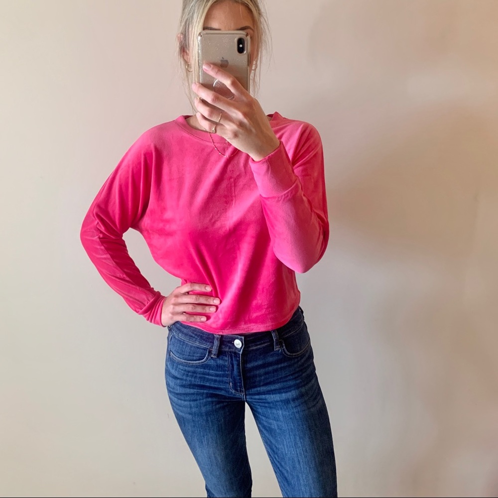 Juicy Couture Velour Pullover Pink Party